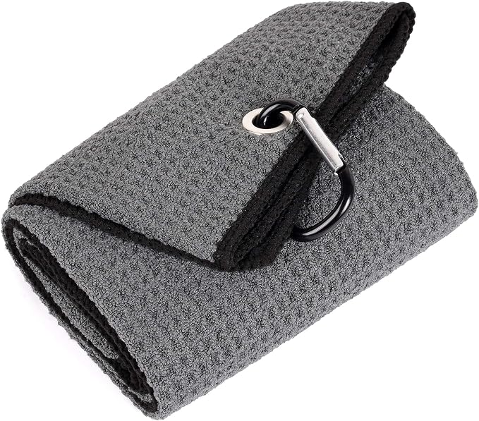 Mile High Life Tri-fold Golf Towel | 16" X 24" | Premium Microfiber Fabric | by MileHighLife