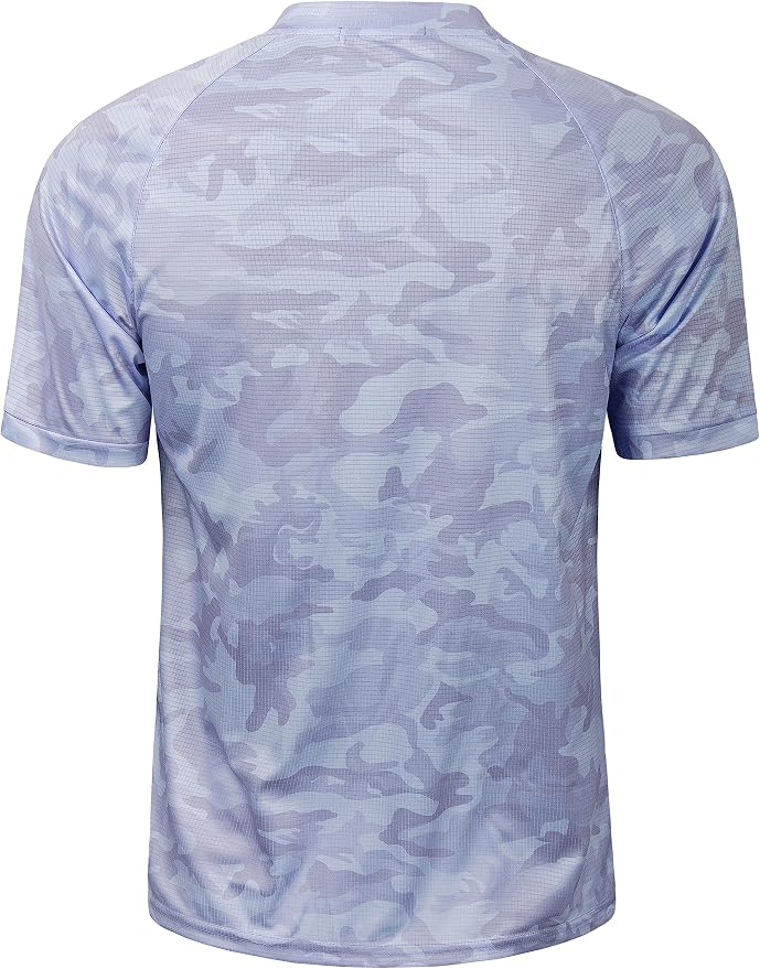 TAPULCO Mens Collarless Golf Shirts Short Sleeve Dry Fit Stretch Casual - Image 2