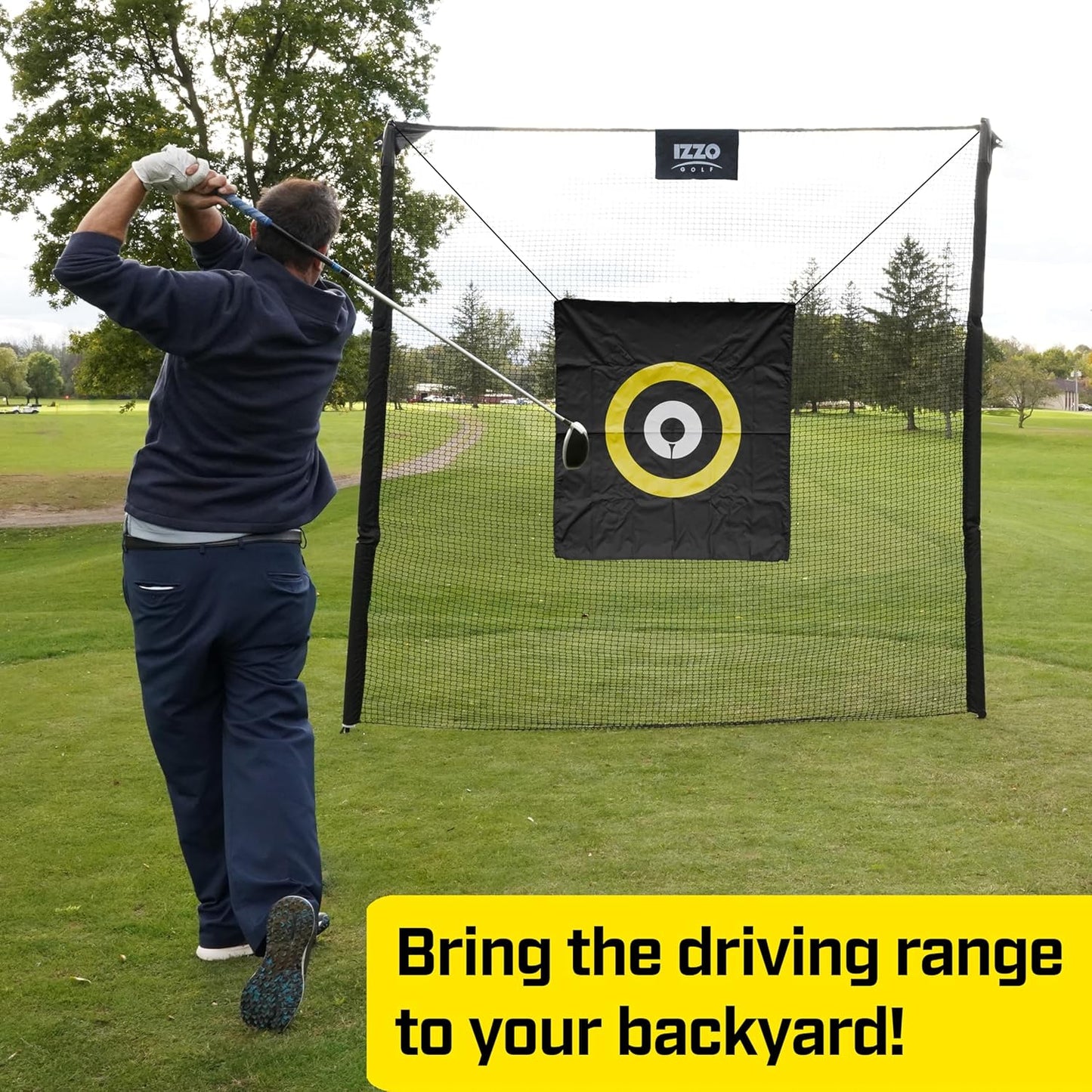 IZZO Insta Golf Practice Hitting Net (8 Ft x 8 Ft)
