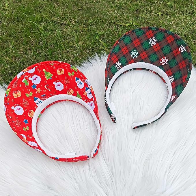 2 Pack Sun Visor Hats Women Men Clip On Wide Brim Visors Hat Outdoor Sports - Image 6