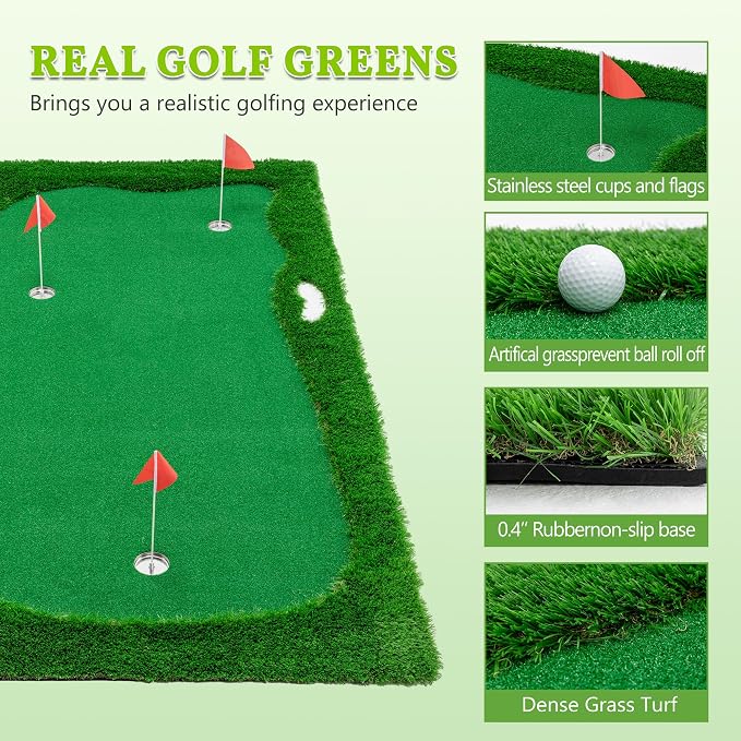 Golf Putting Green Mat Professional Practice Mat - Image 4
