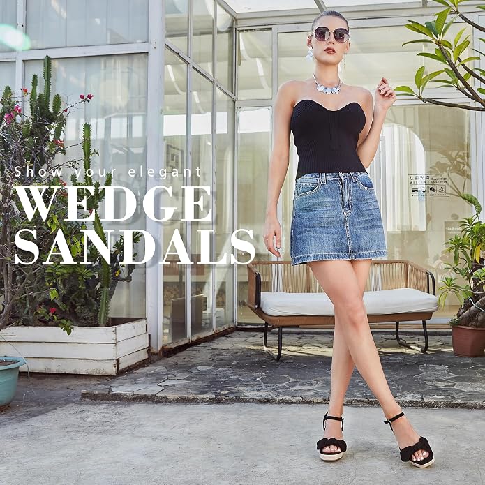 girgod Espadrilles Wedge Sandals - Image 6