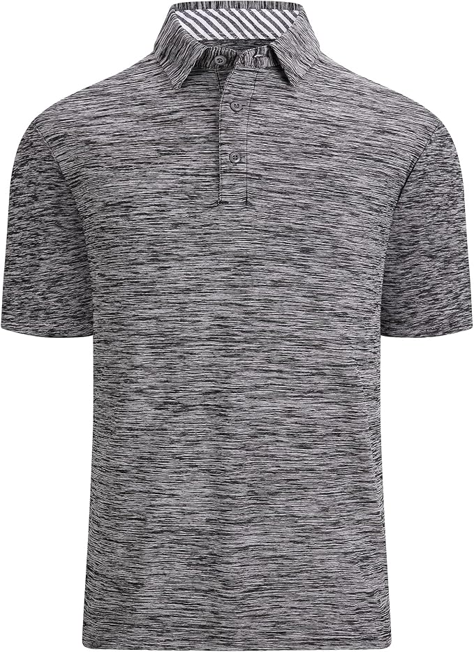 Alex Vando Mens Golf Shirt Moisture Wicking Quick-Dry Short Sleeve Casual Polo by AlexVando