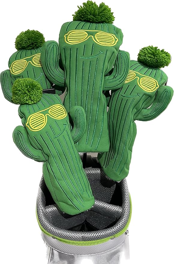 Riki & ROI Cactus Golf Club Head Cover by Unknown