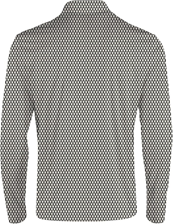Men's Long Sleeve Golf Shirt Quick Dry 3 Button Work Fishing Outdoor Casual - Image 4