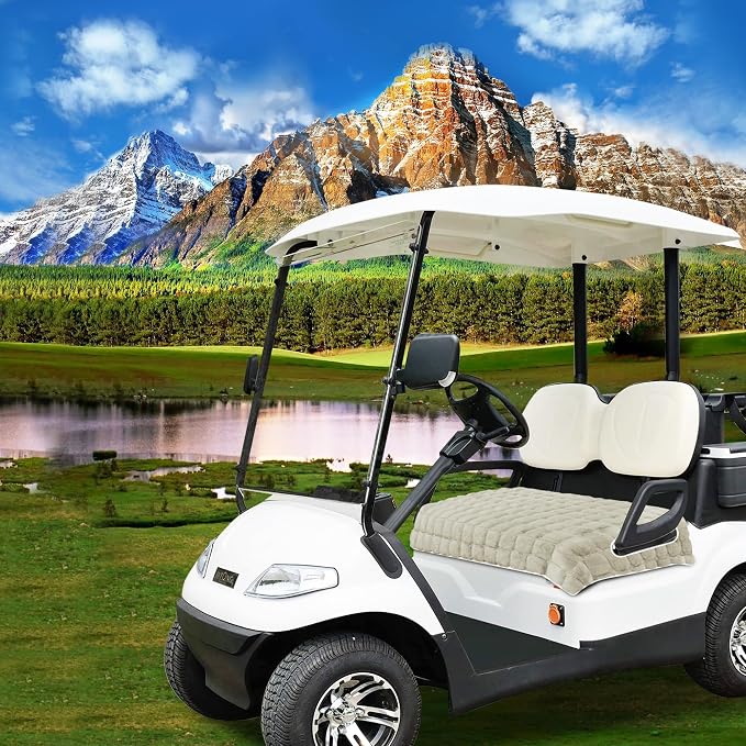 YOKYHOM Golf Cart Seat Covers, Supreme Comfort Golf Cart Seat Towel Blanket - Image 7