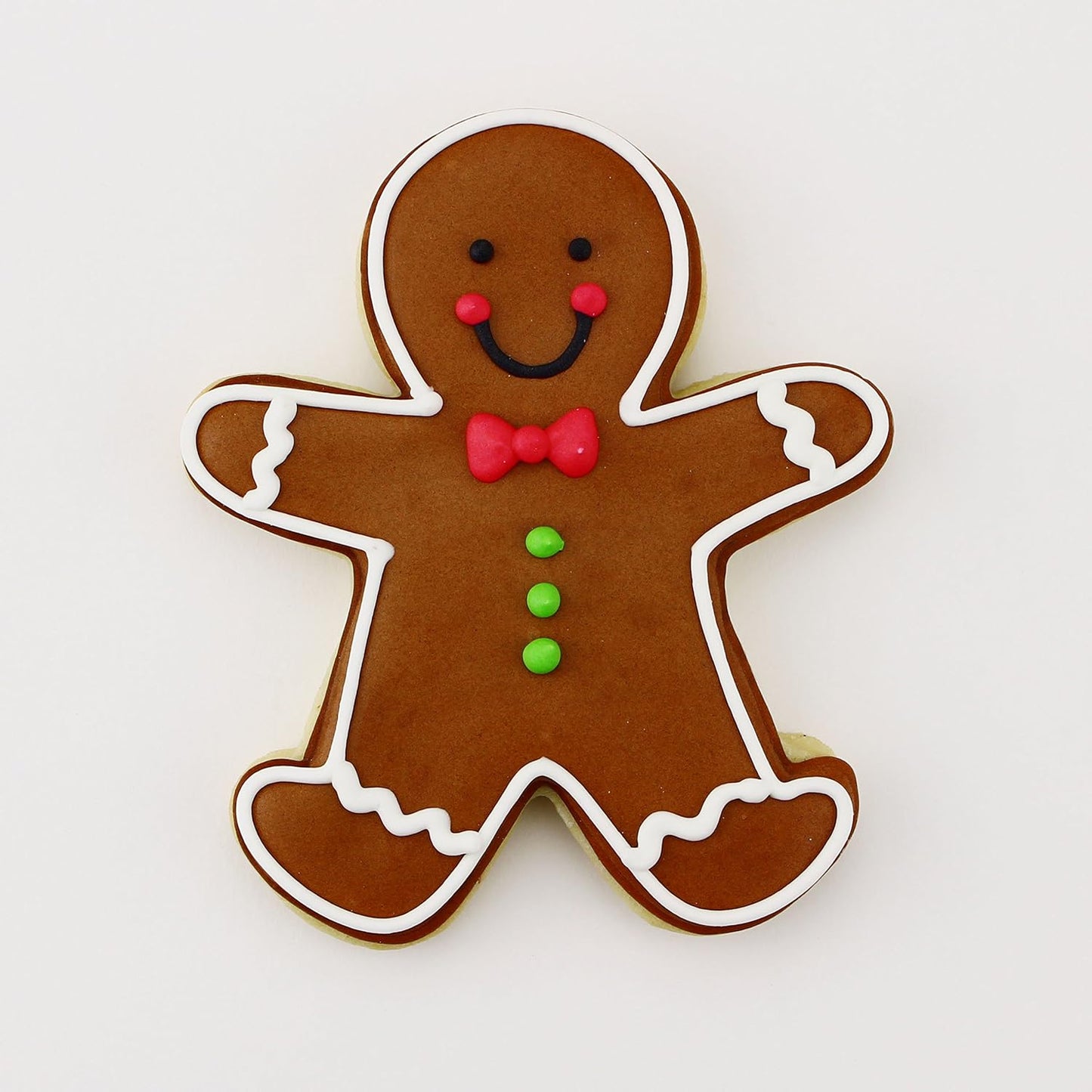 Happy Gingerbread Man Cookie Cutter, 4" by Ann Clark Cookie Cutters