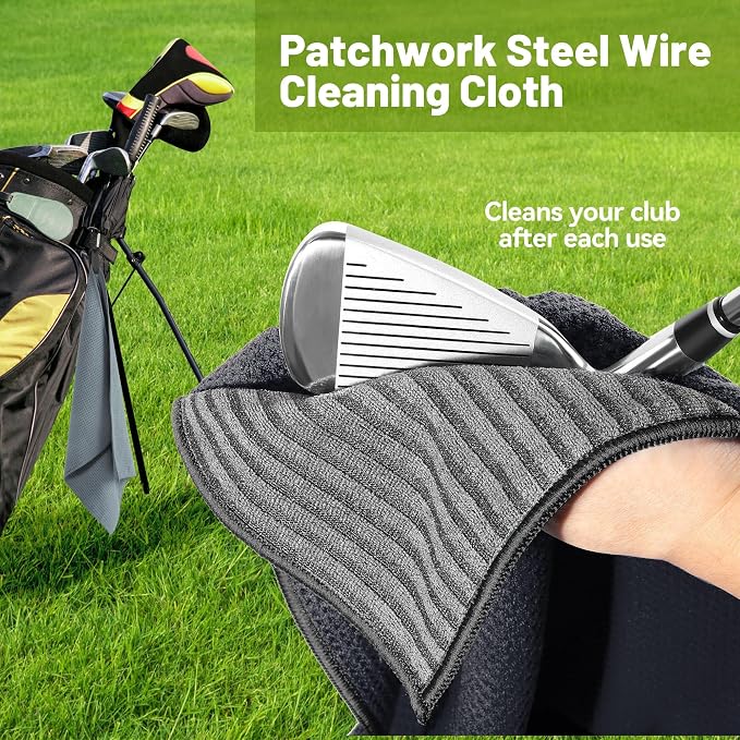 2 Pack Magnetic Golf Towels - Image 2