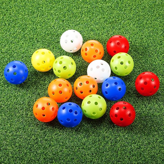 Tradder 120 Pcs 42mm Practice Golf Balls Hollow Sports Golf Training Balls - Image 3