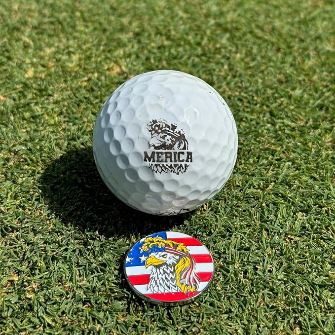 Golf Ball Marker with Magnetic Hat Clip Set - Image 5