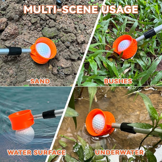 SPEENSUN Golf Ball Retriever Telescopic, Golf Ball Water Retriever, Max 12Ft - Image 4