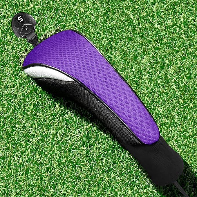 FINGER TEN Golf Club Head Covers Woods Hybrids 1/2/3/4 Pack, Headcovers Men by FINGERTENSport