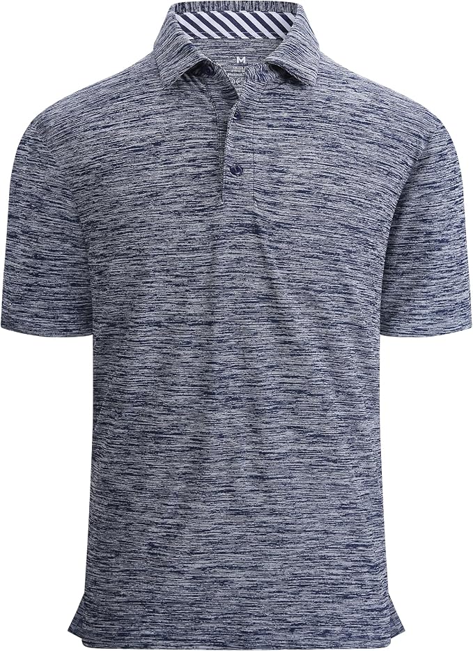 Alex Vando Mens Golf Shirt Moisture Wicking Quick-Dry Short Sleeve Casual Polo by AlexVando
