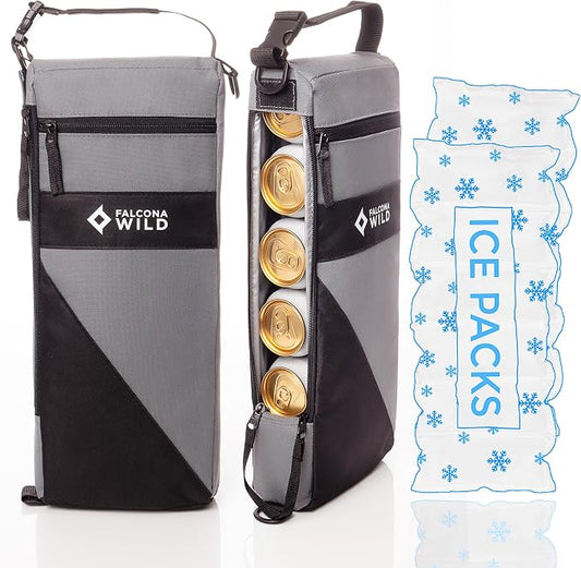 Golf Cooler Bag Plus 2 Ice Packs by Falcona+Wild