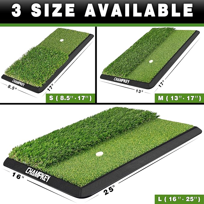 CHAMPKEY Dual-Turf Golf Hitting Mat | Come - Image 5