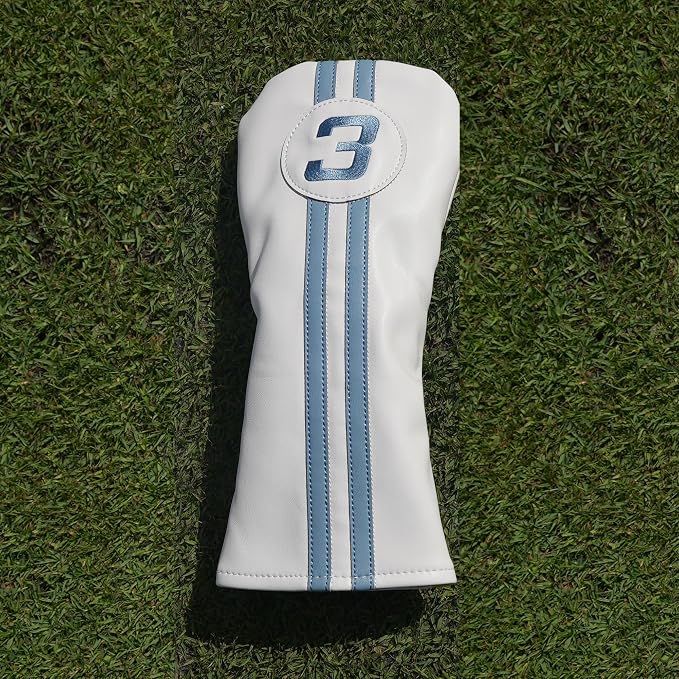 Single Headcover, Easy Slip-On Easy-Off Golf Club Head Cover, Fleece Lined - Image 3