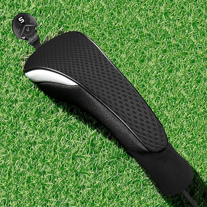 FINGER TEN Golf Club Head Covers Woods Hybrids 1/2/3/4 Pack, Headcovers Men by FINGERTENSport