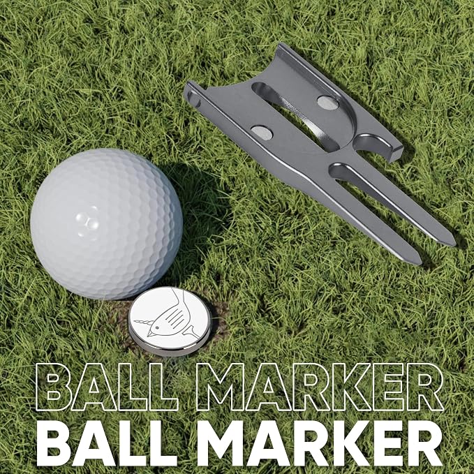 Birdicorn Golf Divot Repair Tool & Golf Ball Marker 6-in-1 Golf Divot Tool - Image 5
