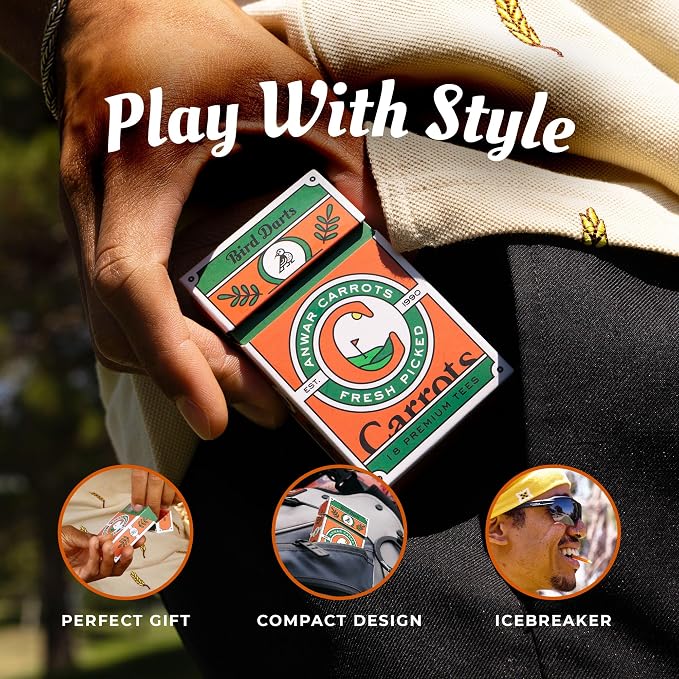 x Carrots by Anwar Carrots Limited Edition Premium Bamboo Wood Golf Tees - Image 4