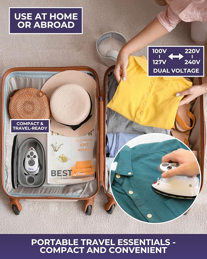 The Quilted Bear Mini Iron, Rest & Ironing Mat - Image 7