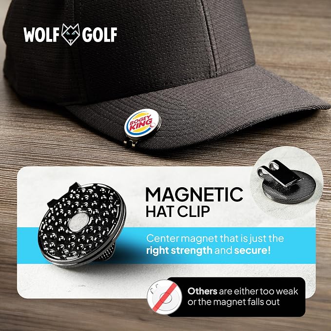 Golf Ball Marker Hat Clip | 3 Pack | Choose Your Golf Gift Set | Golf Marker - Image 5