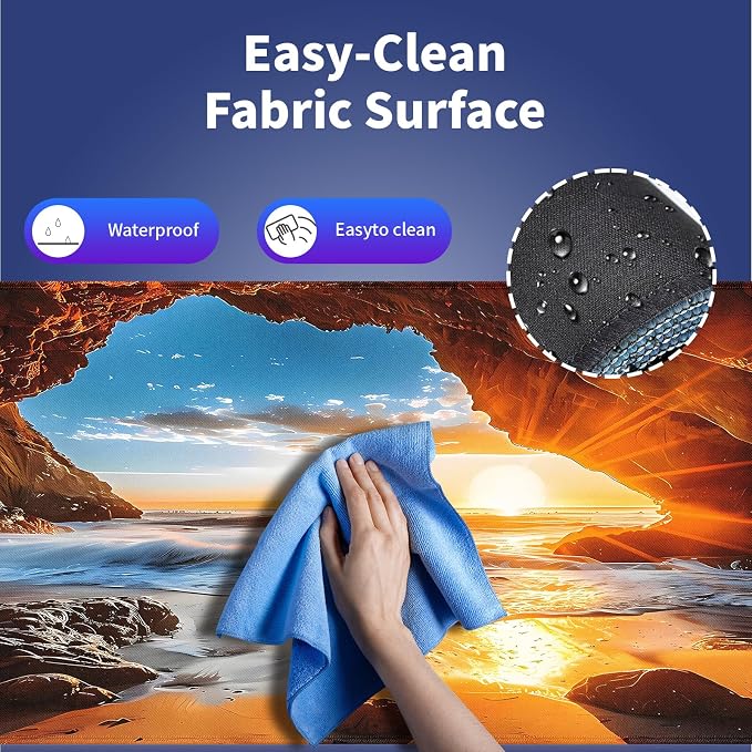 Wknoon. Extra Large Gaming & Office Mouse Pad - Image 5