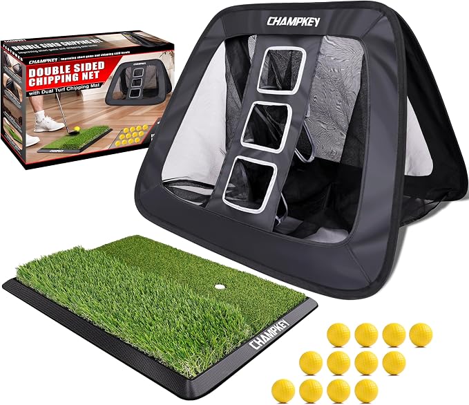 CHAMPKEY Double -Sided Golf Chipping Net by ++Champkey