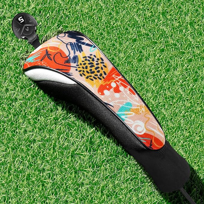 FINGER TEN Golf Club Head Covers Woods Hybrids 1/2/3/4 Pack, Headcovers Men by FINGERTENSport