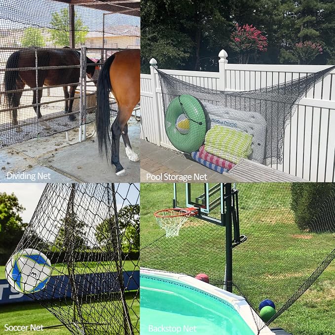 Aoneky Golf Hitting Practice Net 10ft x10ft/10ft x15ft, Rope 3mm - Image 6