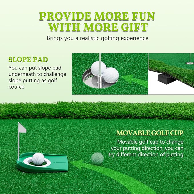 Golf Putting Green Mat Professional Practice Mat - Image 5