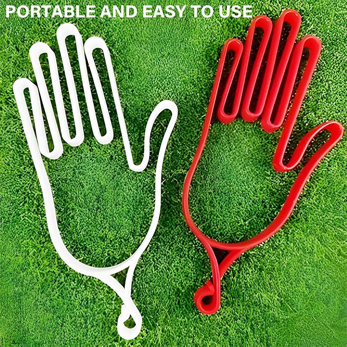 6 Pcs Golf Glove Holder with 6 Metal Hanging Hooks – Golf Glove Stretcher - Image 4