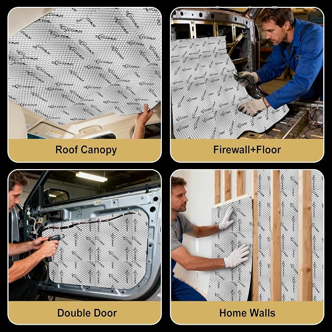 Car Sound Deadening Mat-80 mil 36 sqft Sound Deading Material - Image 4