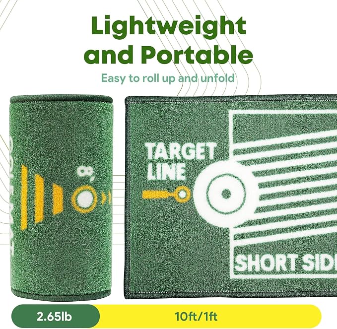 Golf Putting Mat Indoor & Outdoor Professional Golf Practice Putting Green Mat - Image 3