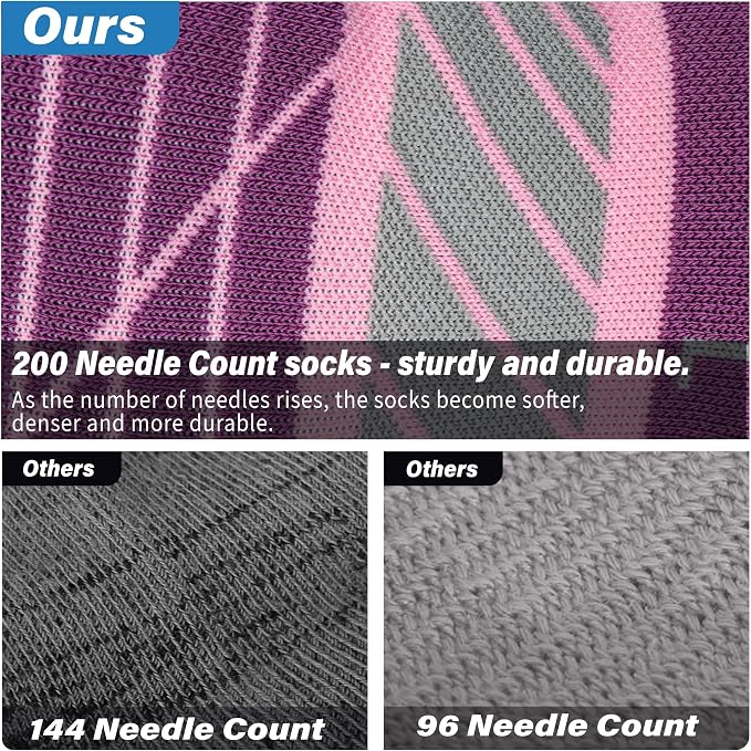 Hylaea No Show Running Athletic Anti-Blister Wicking Coolmax Socks, Seamless - Image 3