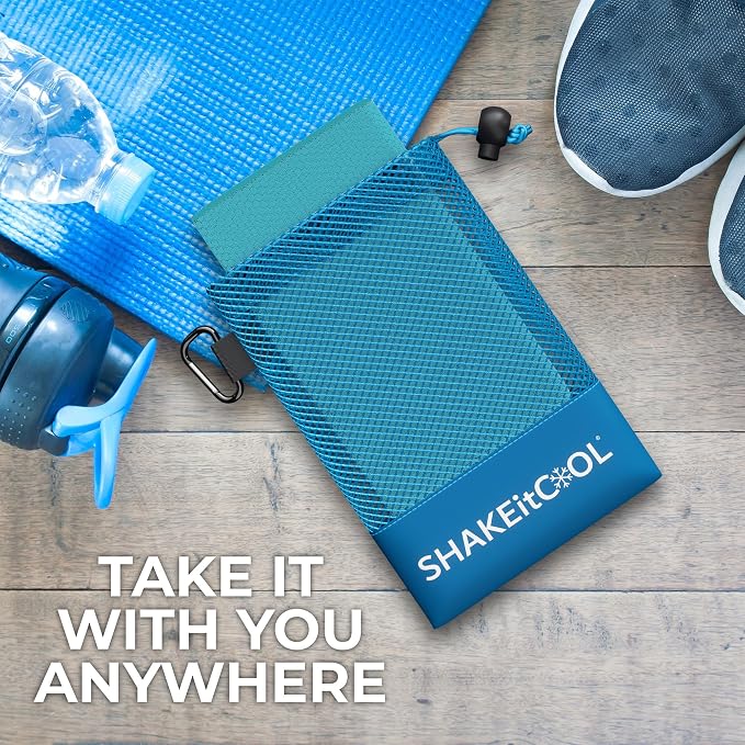 SHAKEitCOOL Extended Size Cooling Towel – Be Cool in Style - Image 5