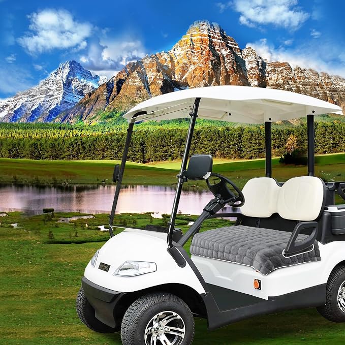 YOKYHOM Golf Cart Seat Covers, Supreme Comfort Golf Cart Seat Towel Blanket - Image 7