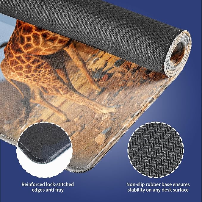 Wknoon. Extra Large Gaming & Office Mouse Pad – A Group of South African - Image 3
