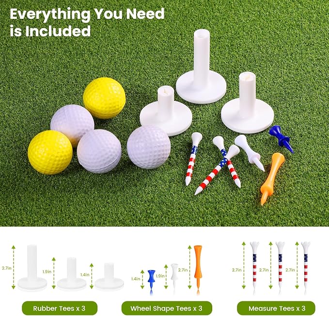 Golf Mat, 5x4ft/6x4ft Large Golf Hitting Mats - Image 5