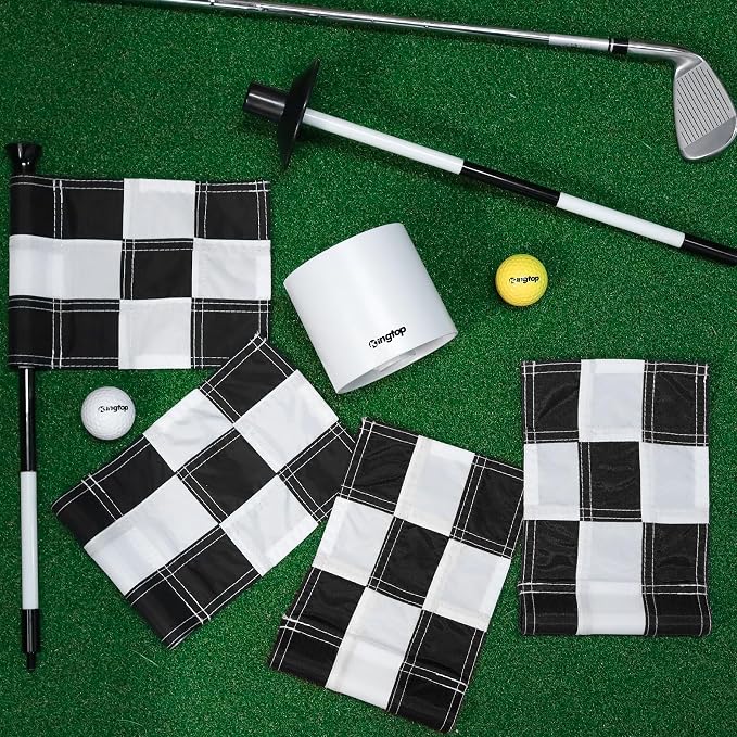 KINGTOP Golf Flagstick Mini, Putting Green Flag - Image 9