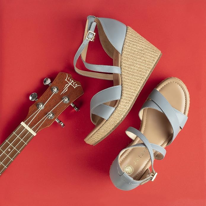 JATAREA Leather Wedge Sandals for Women | Women's Sandals Perfect for Summer - Image 5