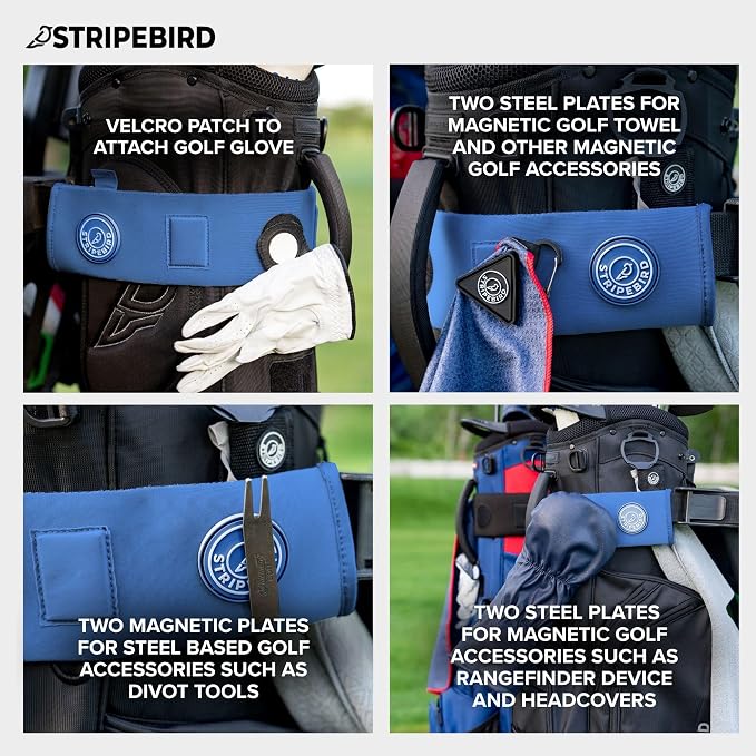 Stripebird - Premium Golf Cart Strap Sleeve Protector - Save Your Golf Bag from - Image 3