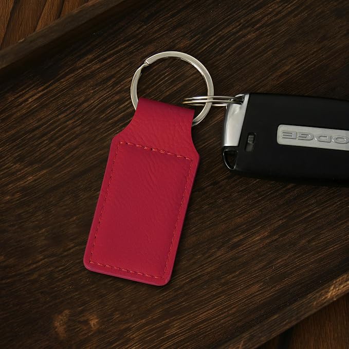 LaserGram Rectangle Keychain, Coat of Arms Germany, Personalized Engraving - Image 4