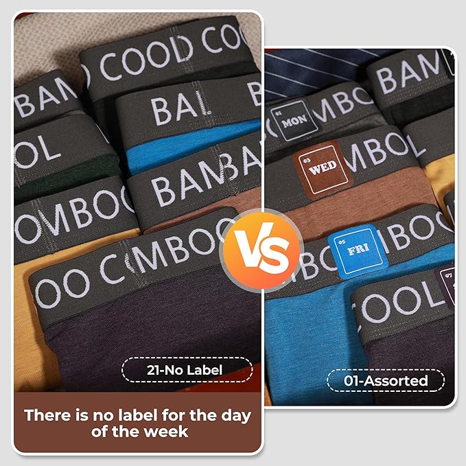 BAMBOO COOL Men's Ultra ComfortSoft Underwear, Moisture Wicking & Breathable No - Image 5