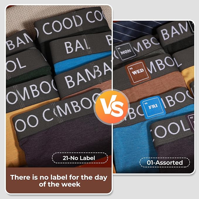BAMBOO COOL Men's Ultra ComfortSoft Underwear, Moisture Wicking & Breathable No - Image 5