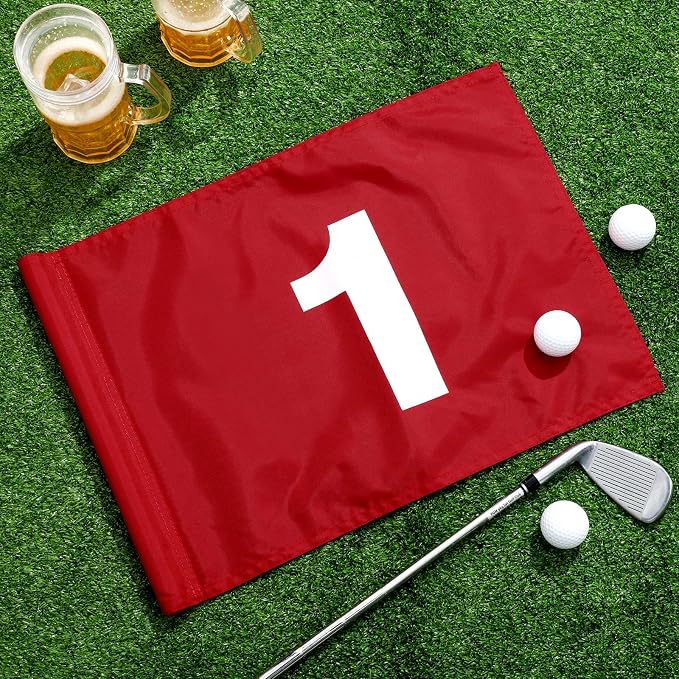 9 Pieces Large Numbered Golf Flags - Image 7
