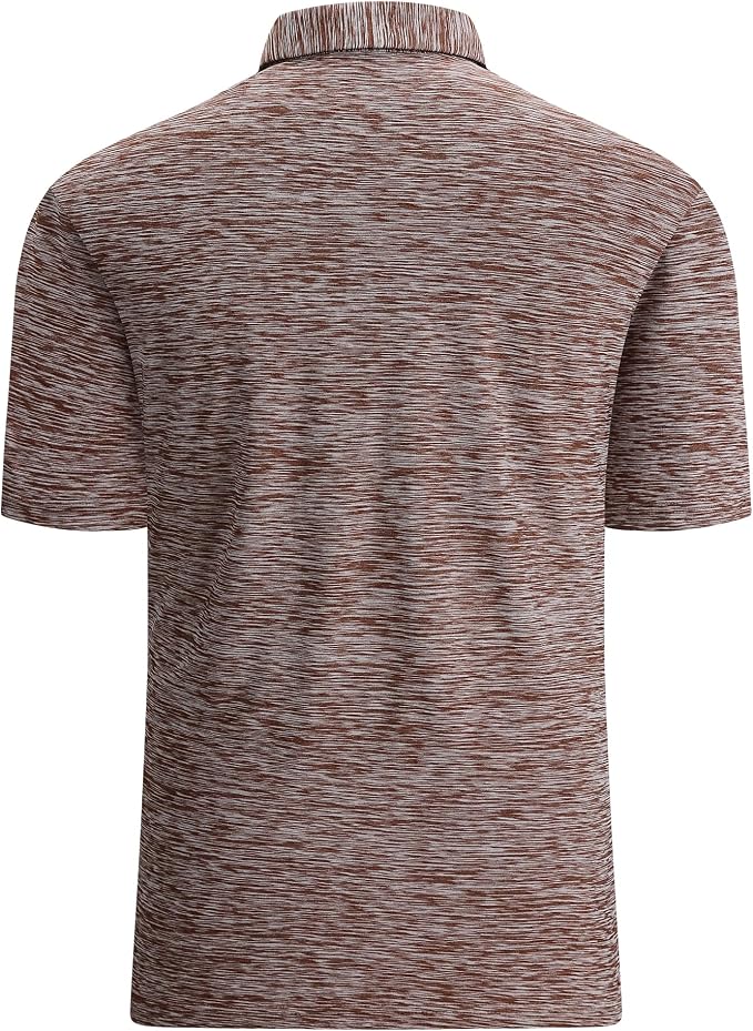 Alex Vando Mens Golf Shirt Moisture Wicking Quick-Dry Short Sleeve Casual Polo - Image 2