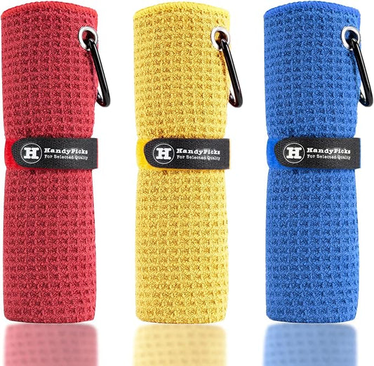 Handy Picks Microfiber Golf Towel by HandyPicksGolf