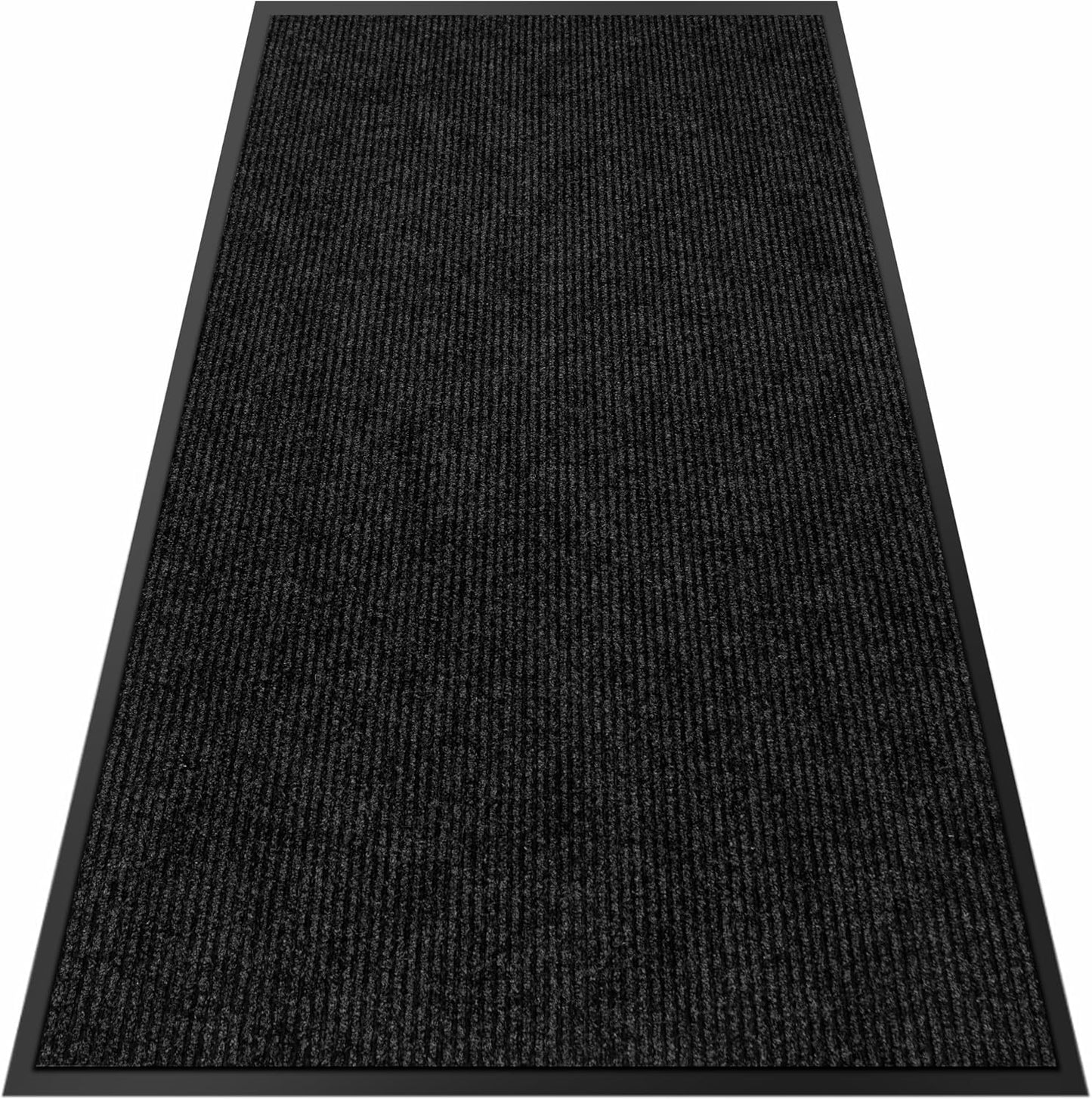4′ x 7′ Front Door Mat Indoor Outdoor Entrance, Commercial Floor Mat Heavy Duty Dirt Trapper Entryway Doormat, Custom Size Non Slip Rubber Backing Welcome mat, Door Mat for High Traffic Area