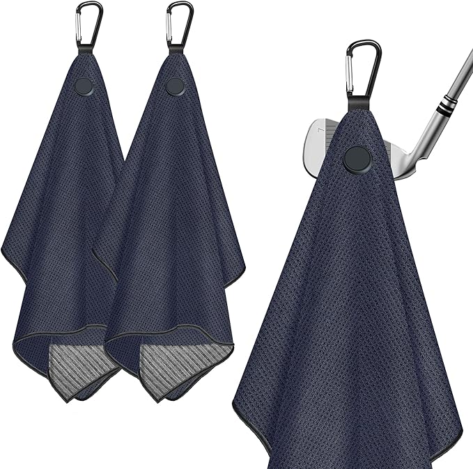 2 Pack Magnetic Golf Towels by DESELL