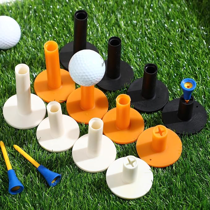 12 Pieces Golf Range Tees Set Rubber Golf Tees - Image 4